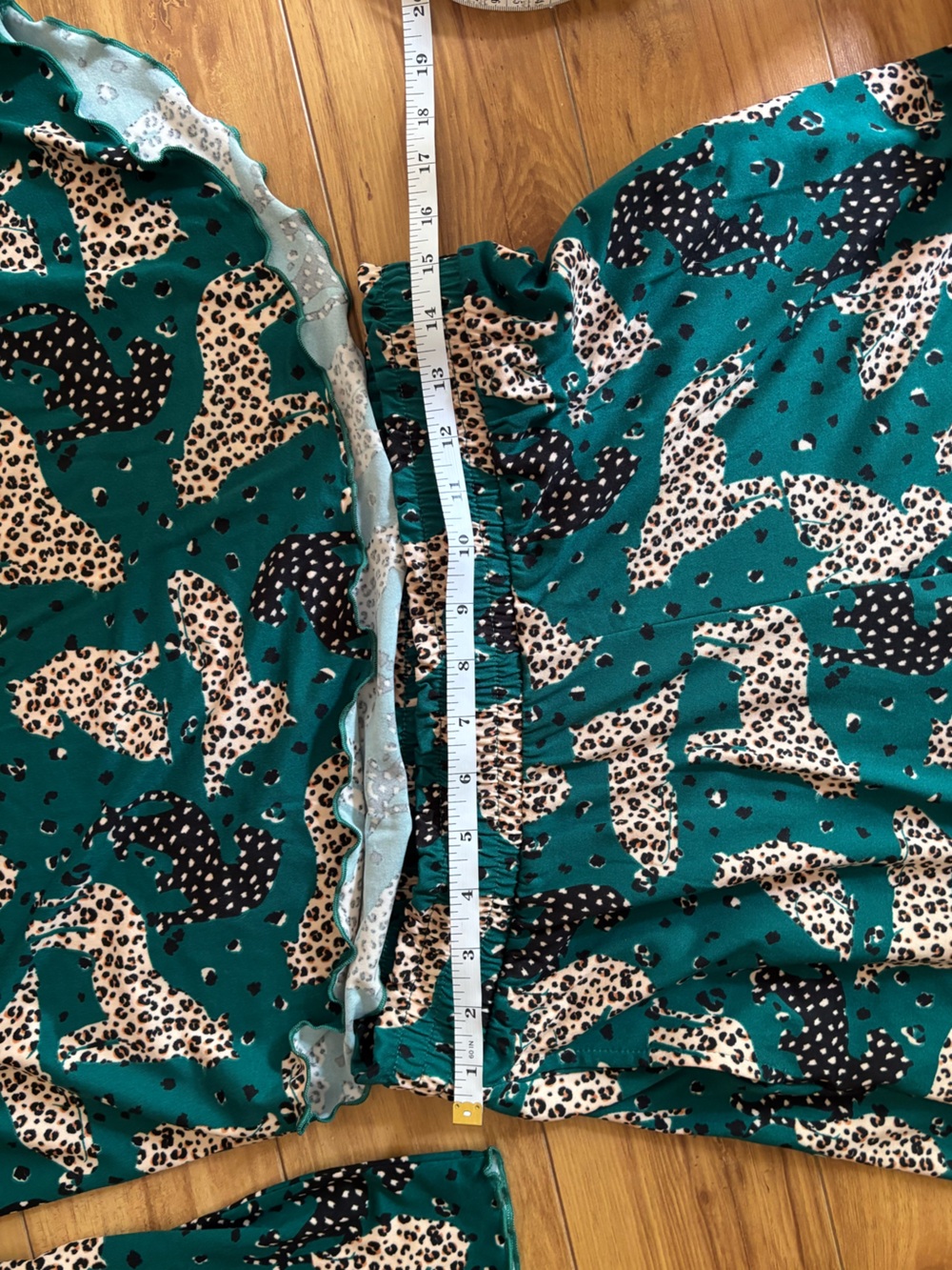 Comfort Code by Cuddl Duds Leopard Print 2-Piece Pajama Lounge Set S Coastal - Picture 14 of 15